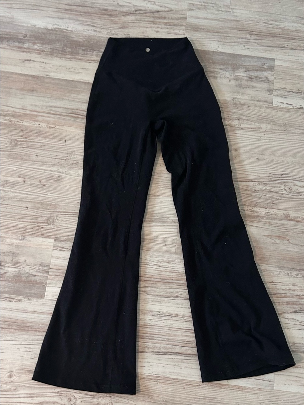 Yogalicious Black High-Rise Flare Yoga Pants